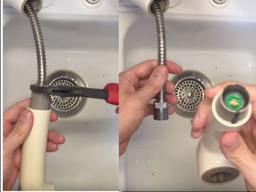 losing water pressure at kitchen sink