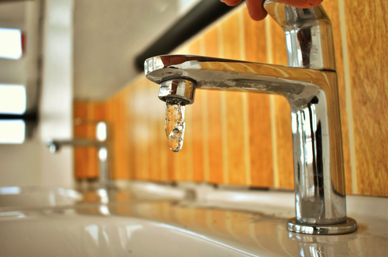 low water flow in kitchen sink