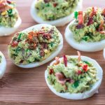 Leftover Steak for Cheddar Deviled protugese Eggs recipe