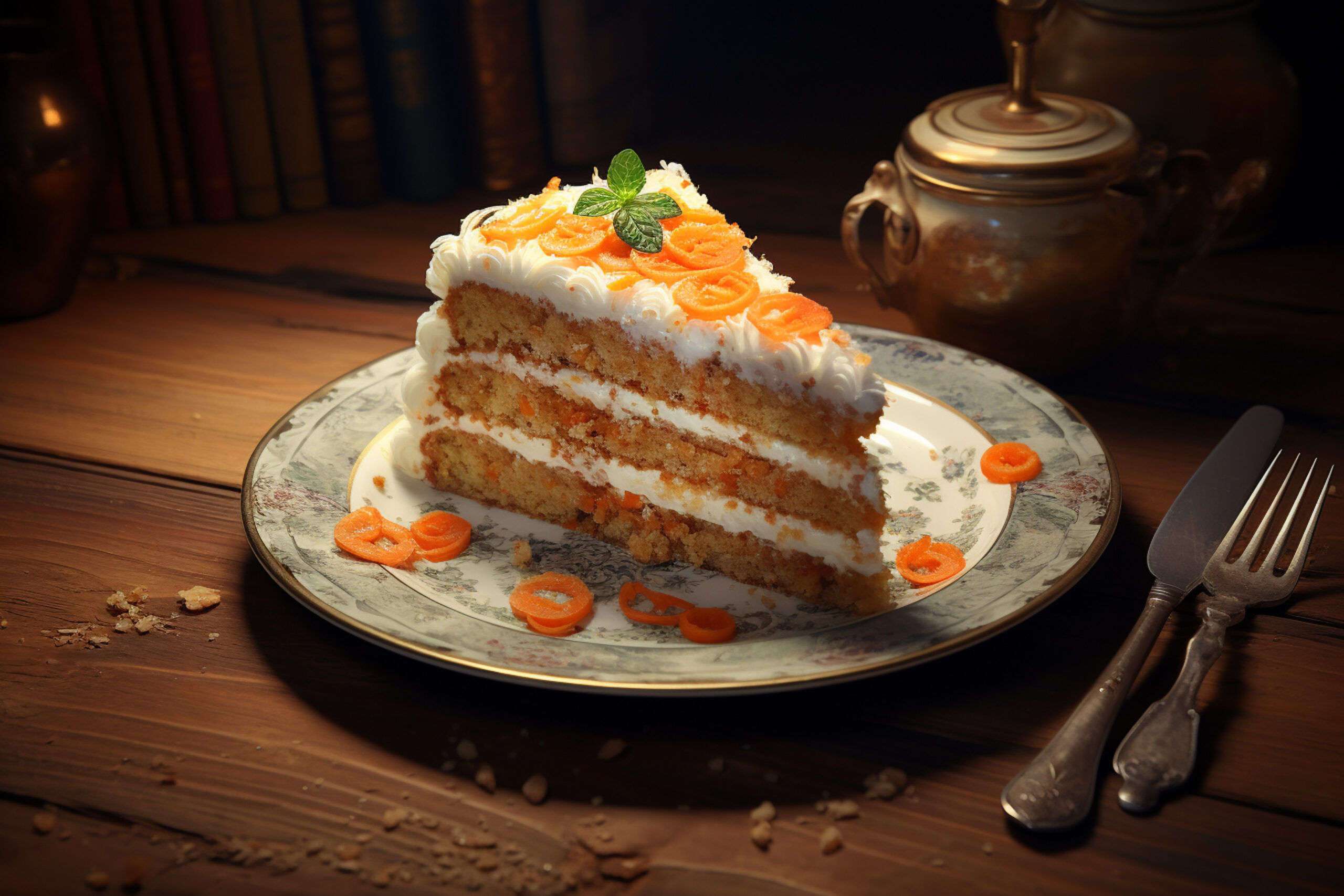 Homemade Small Carrot Cake