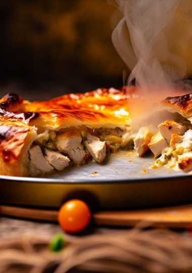 chicken and cheese pastry