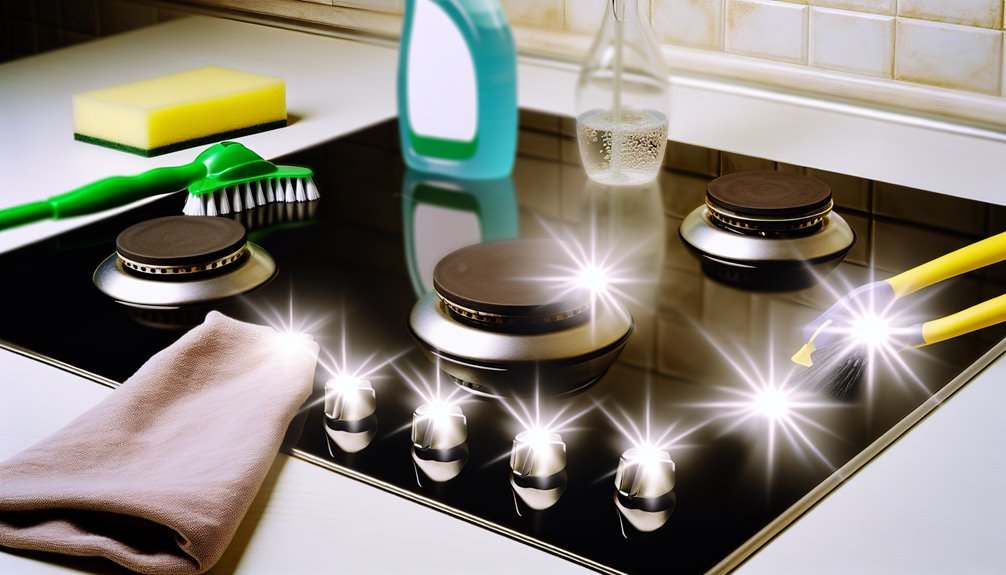 clean stove burner safely clean stove burner safely