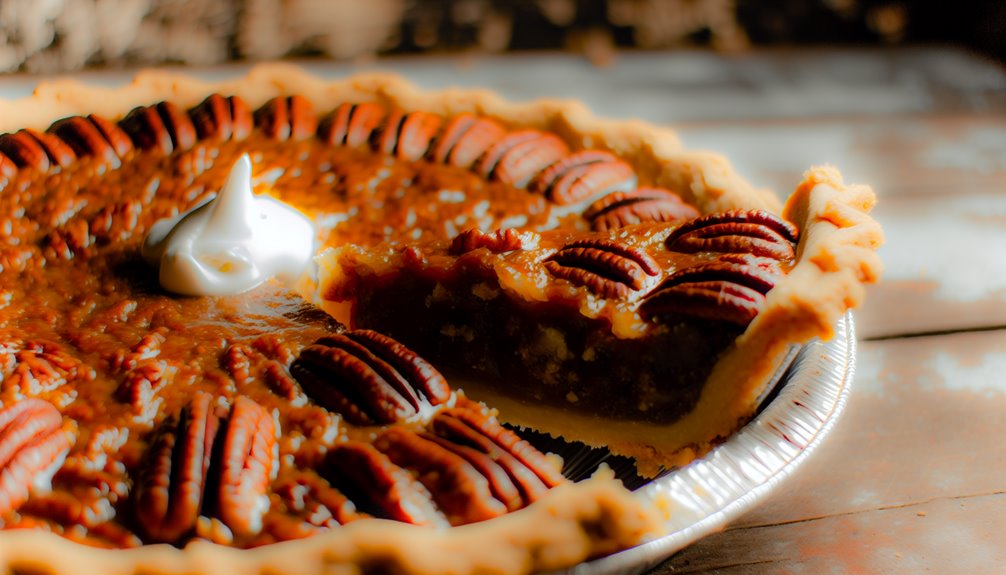 condensed milk enhances pecan pie