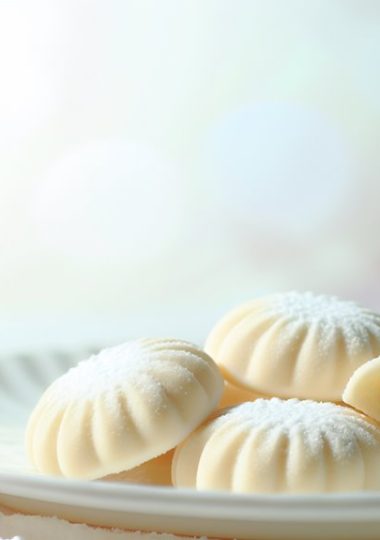 delicate white chocolate cookies