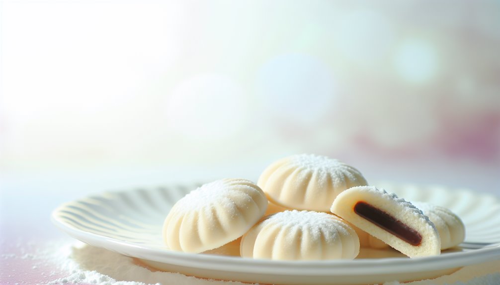 delicate white chocolate cookies