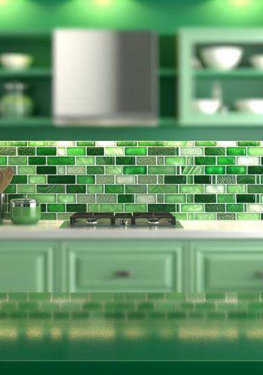 green backsplash tile options