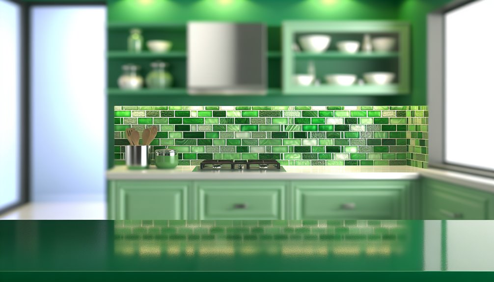 green backsplash tile options