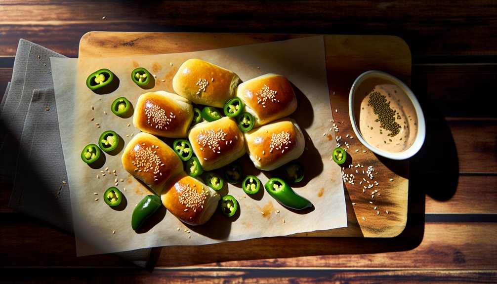 hawaiian rolls with jalapenos