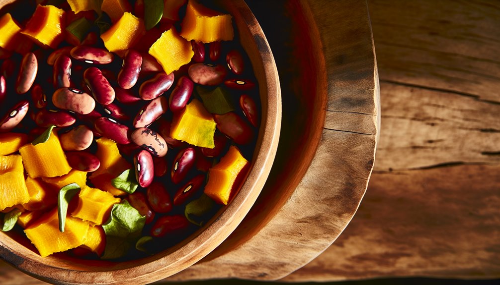 kidney beans and squash kidney beans and squash