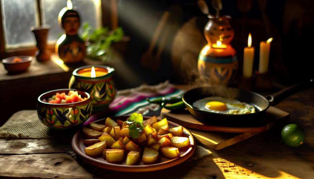 mexican style breakfast potatoes