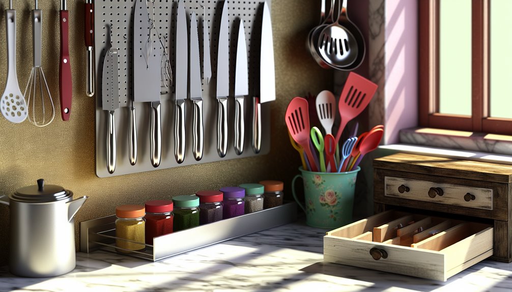 organized storage for efficiency